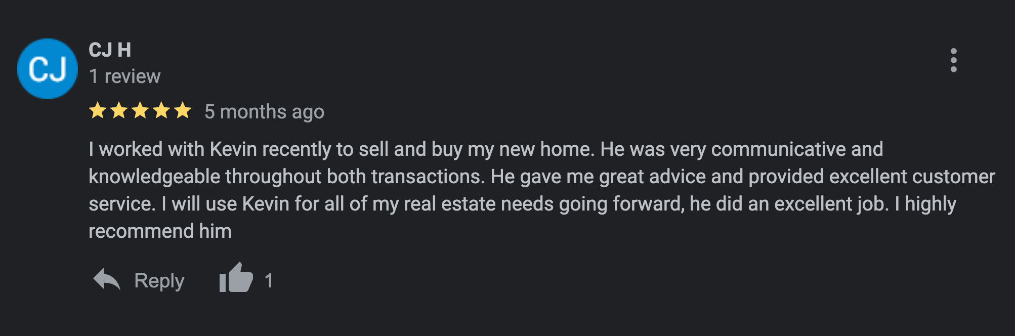 Cash Sales Fort Myers Review from Client